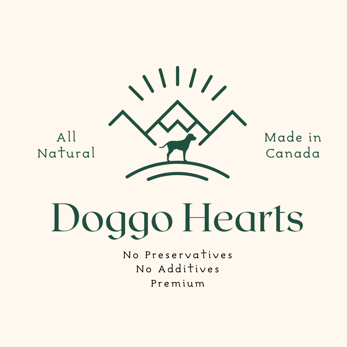 Doggo Hearts Toronto | All Natural Single Ingredient Dog Treats