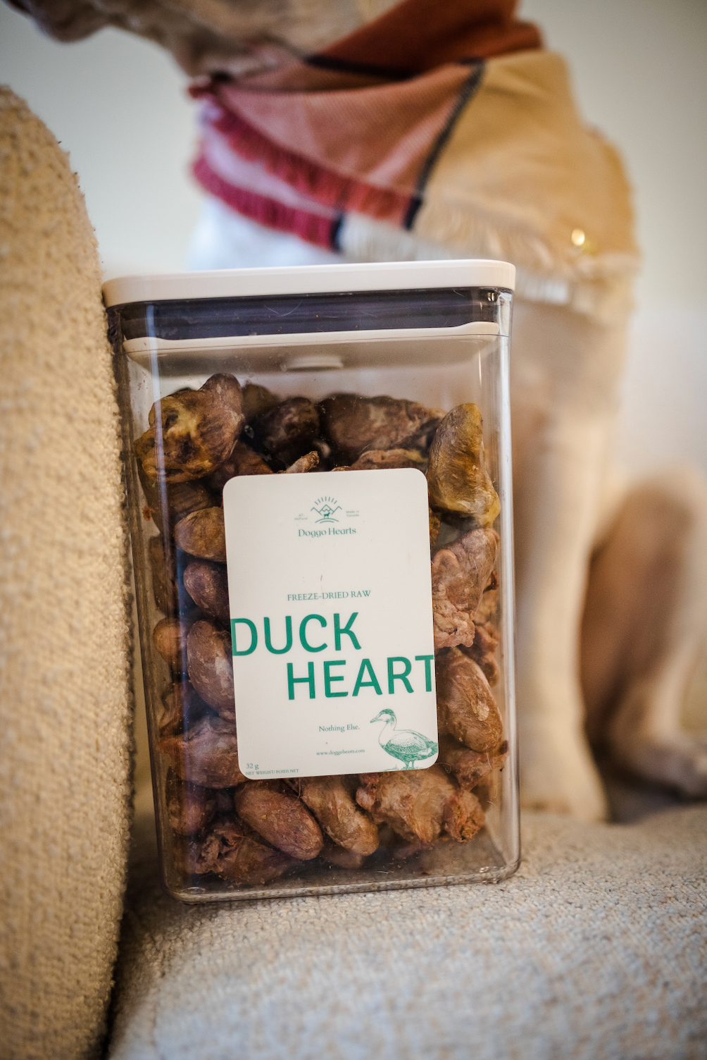 Freeze-Dried Duck Hearts