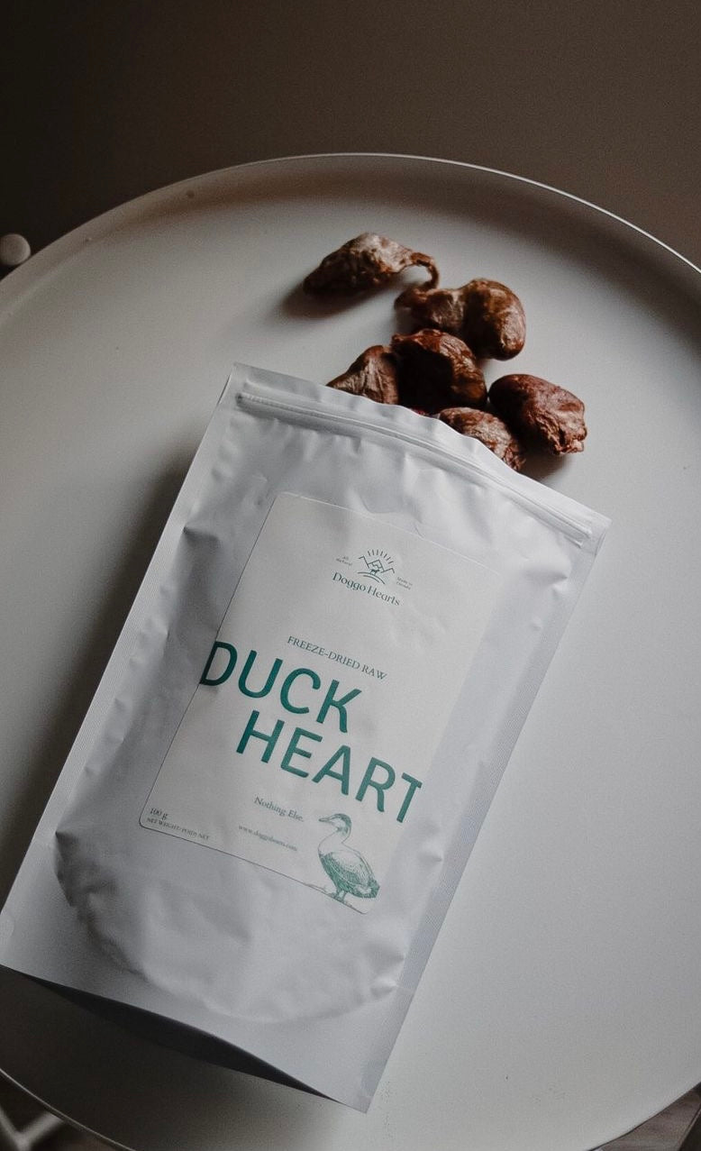 Freeze-Dried Duck Hearts